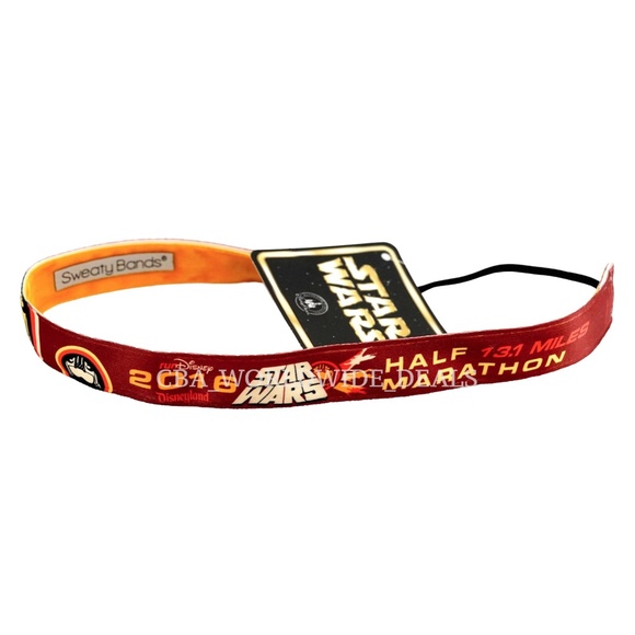 2016 Disney runDisney Star Wars Half Marathon 13.1 Miles Sweaty Bands - Picture 1 of 1